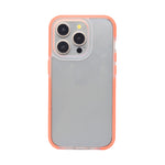 Transparent Hard Back Case with Colored Side Grip Phone Case For iPhone 14 Pro