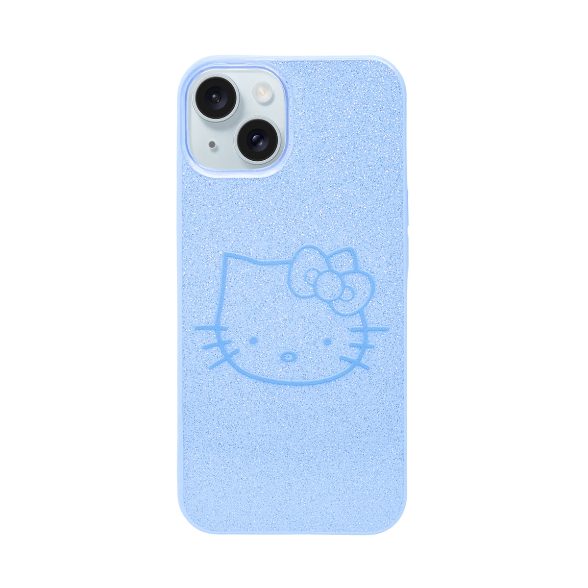 Glitter Sparkle Kitty Phone Case for iPhone 15