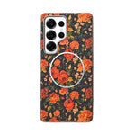 Cork Texture Printed MagSafe Compatible Phone Case for Samsung Galaxy S25 Ultra