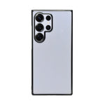 Crystal Clear with Chrome Frame Phone Case for Samsung Galaxy S24 Ultra