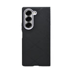 Modern Geometric Leather Finish Slim Case for Samsung Galaxy Z Fold 6