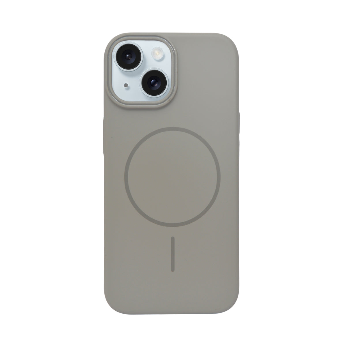 Matte Finish Hard Plastic MagSafe Compatible Phone Case for iPhone 15