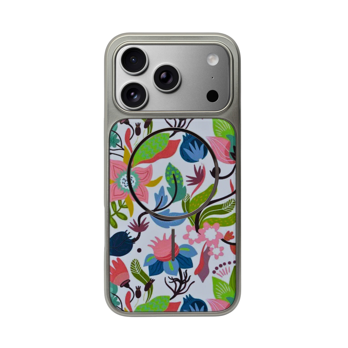 Floral Blossom Print MagSafe Compatible Phone Case for iPhone 17 Pro Max