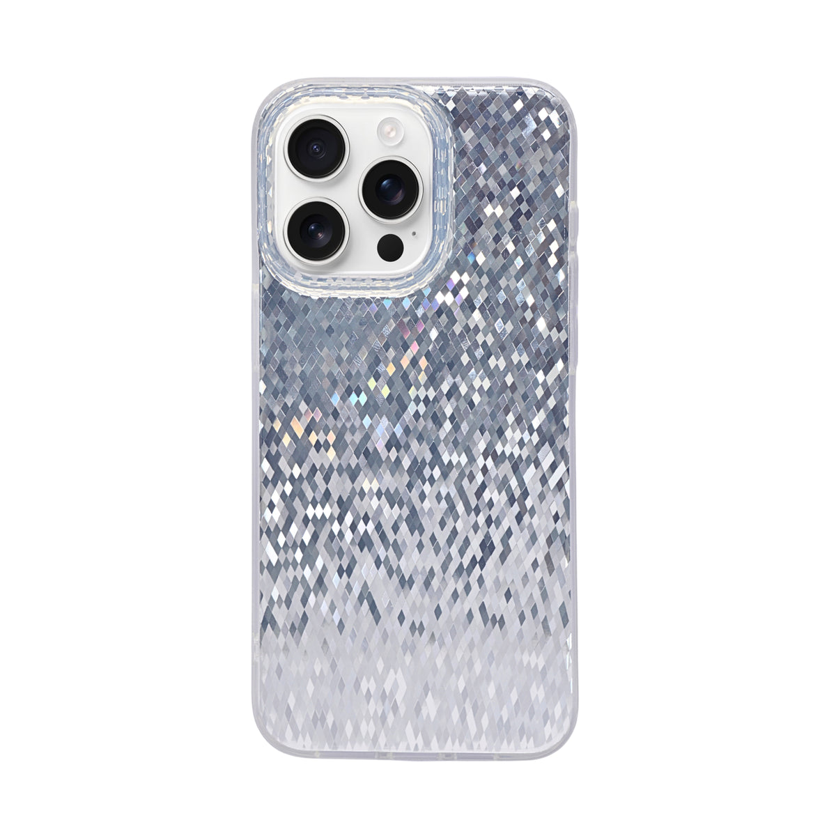 Crystal Mosaic with Prismatic Effect Phone Case for iPhone 15 Pro Max
