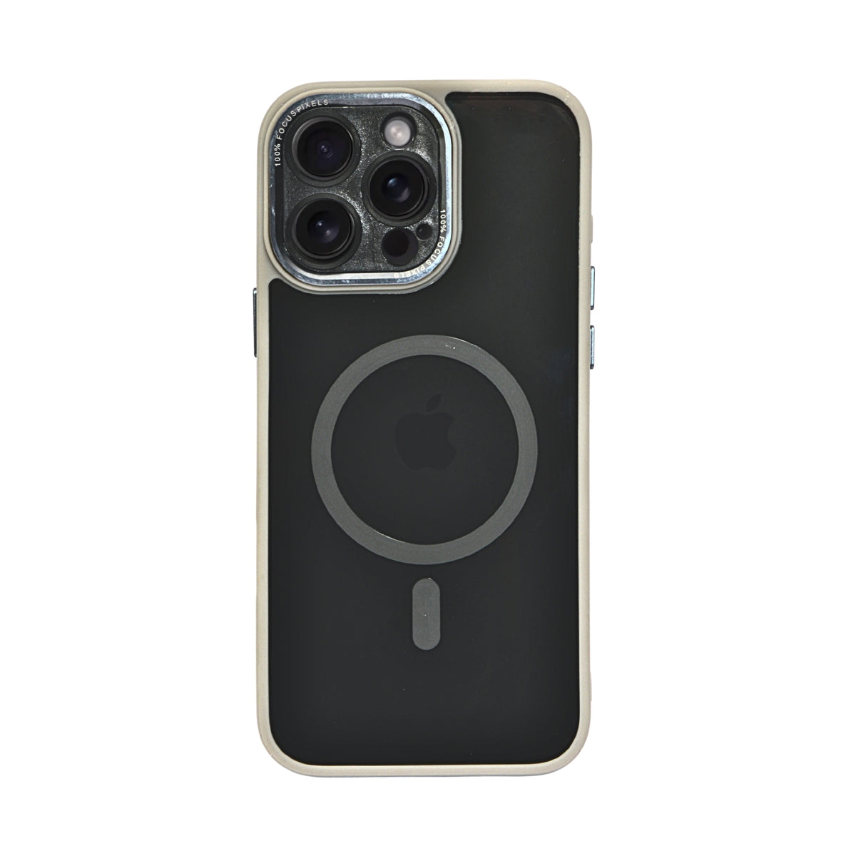 Smoke Transparent MagSafe Compatible Phone Case for iPhone 16 Pro Max