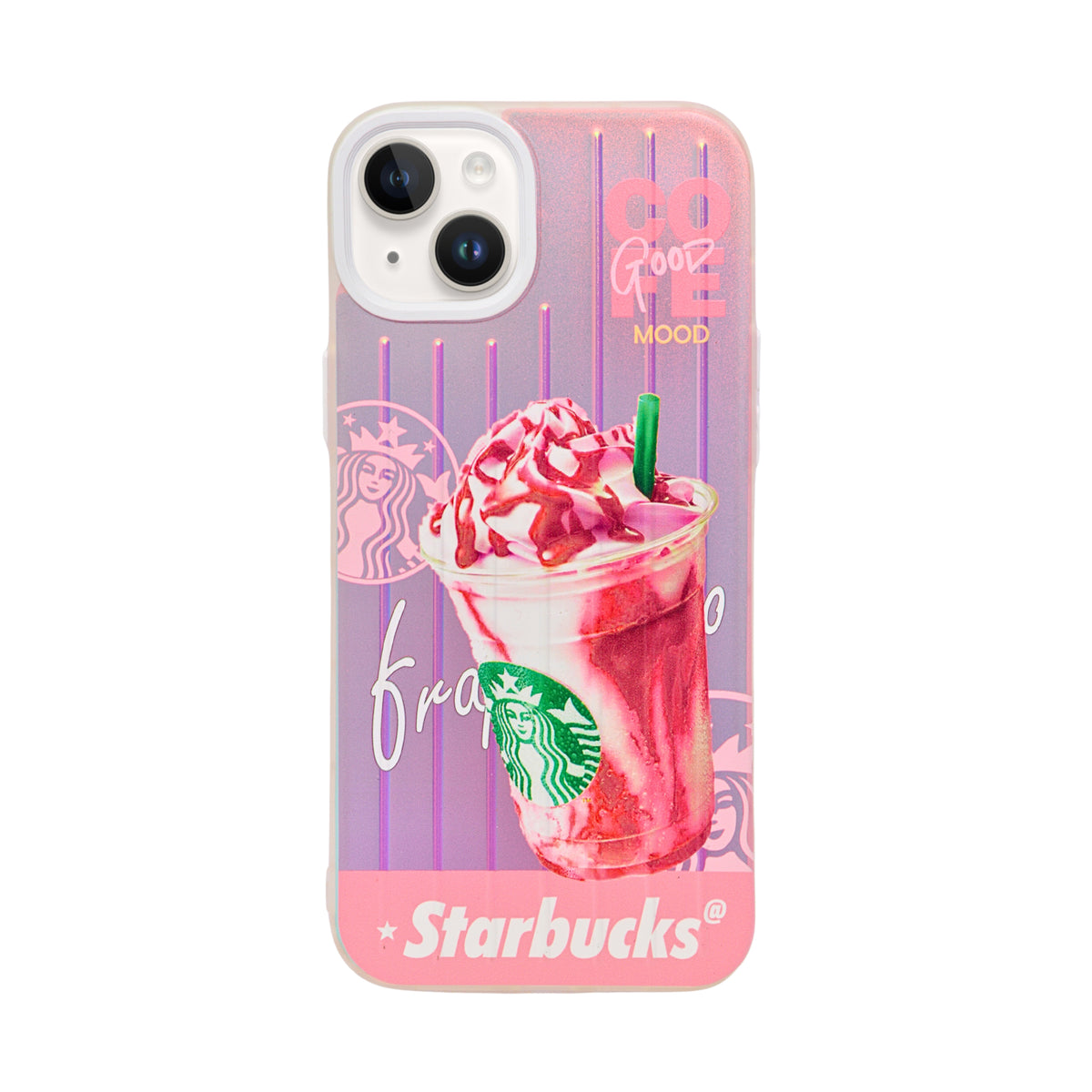 Starbucks "Good Mood" & Nike Playground Phone Case for iPhone 14Plus / 15Plus
