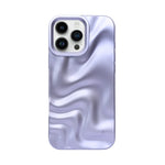 3D Ripple Wave Texture Soft Silicone Phone Case For iPhone 16 Pro