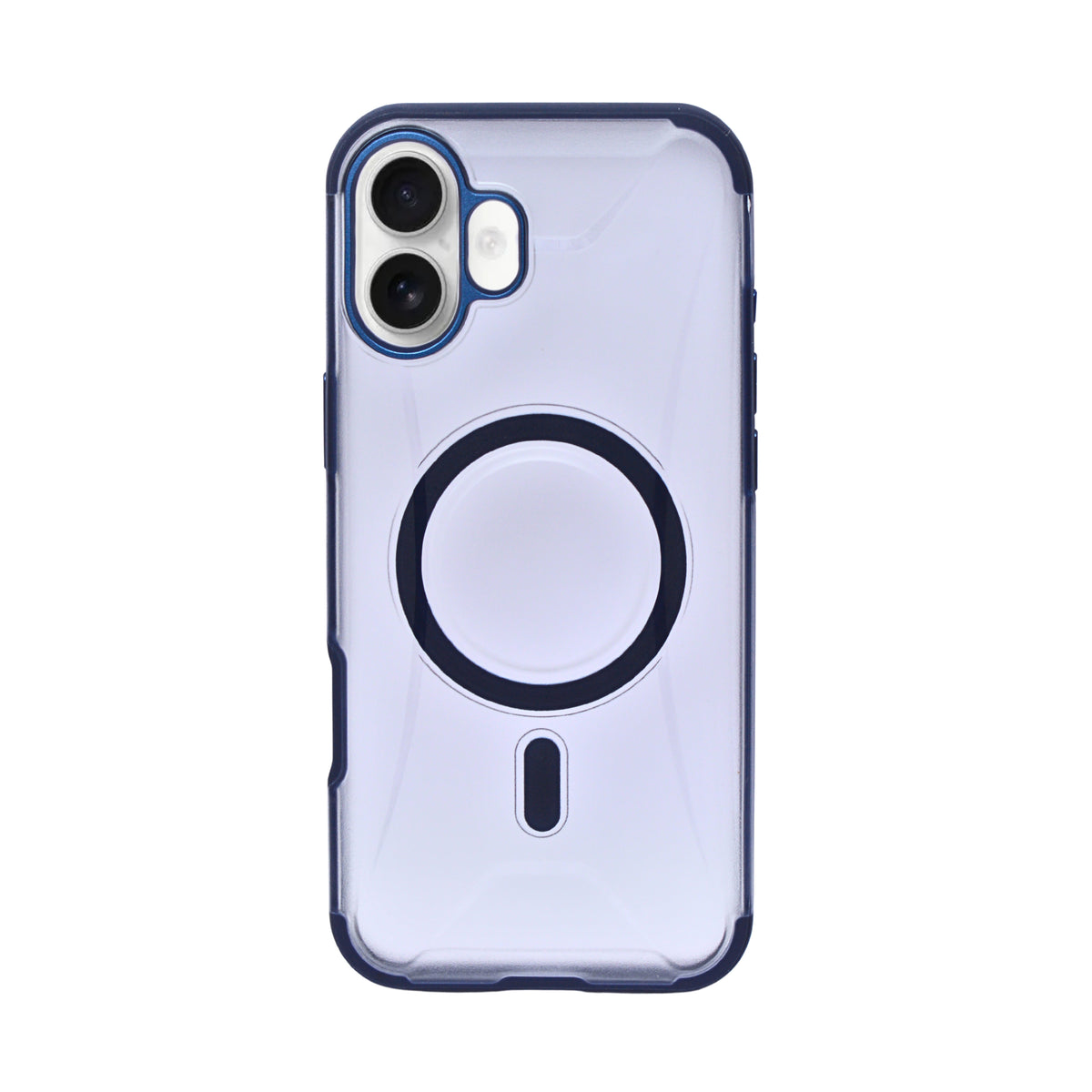 Transparent MagSafe Case with Shockproof Protection for iPhone 16 Plus
