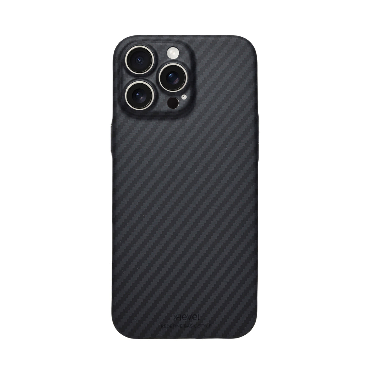 Premium Carbon Texture Slim Fit Phone Case for iPhone 16 Pro Max