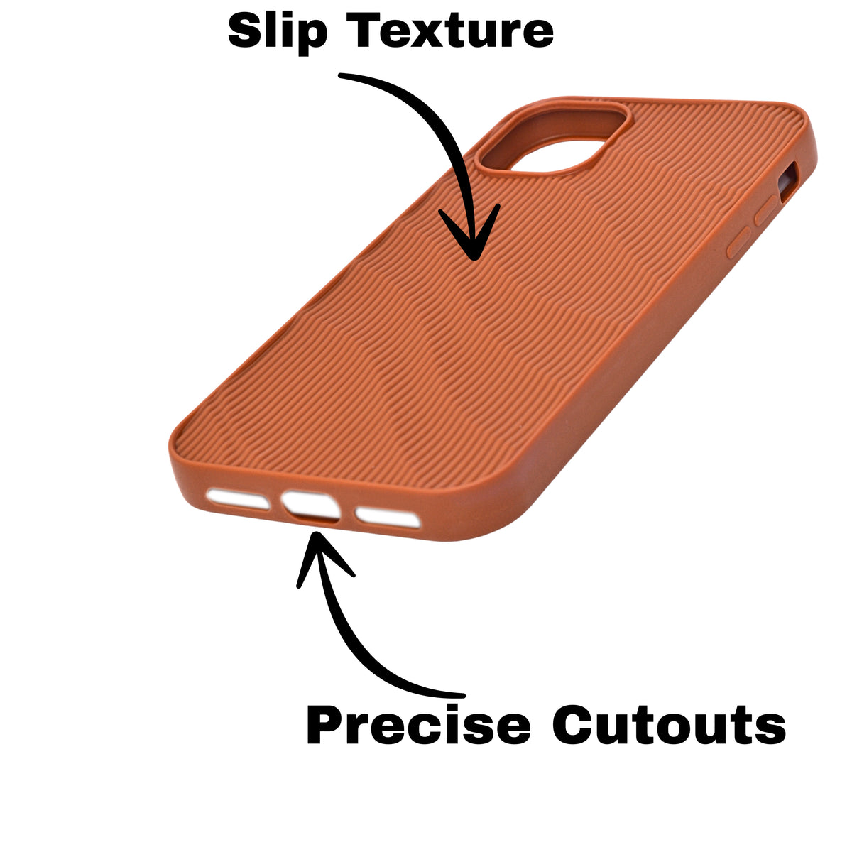 Soft Silicone Wave Texture Phone Case For iPhone 11