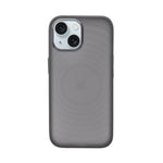Stylish Durability Acrylic Corrugated Lines Skin Feel Case For iPhone 15