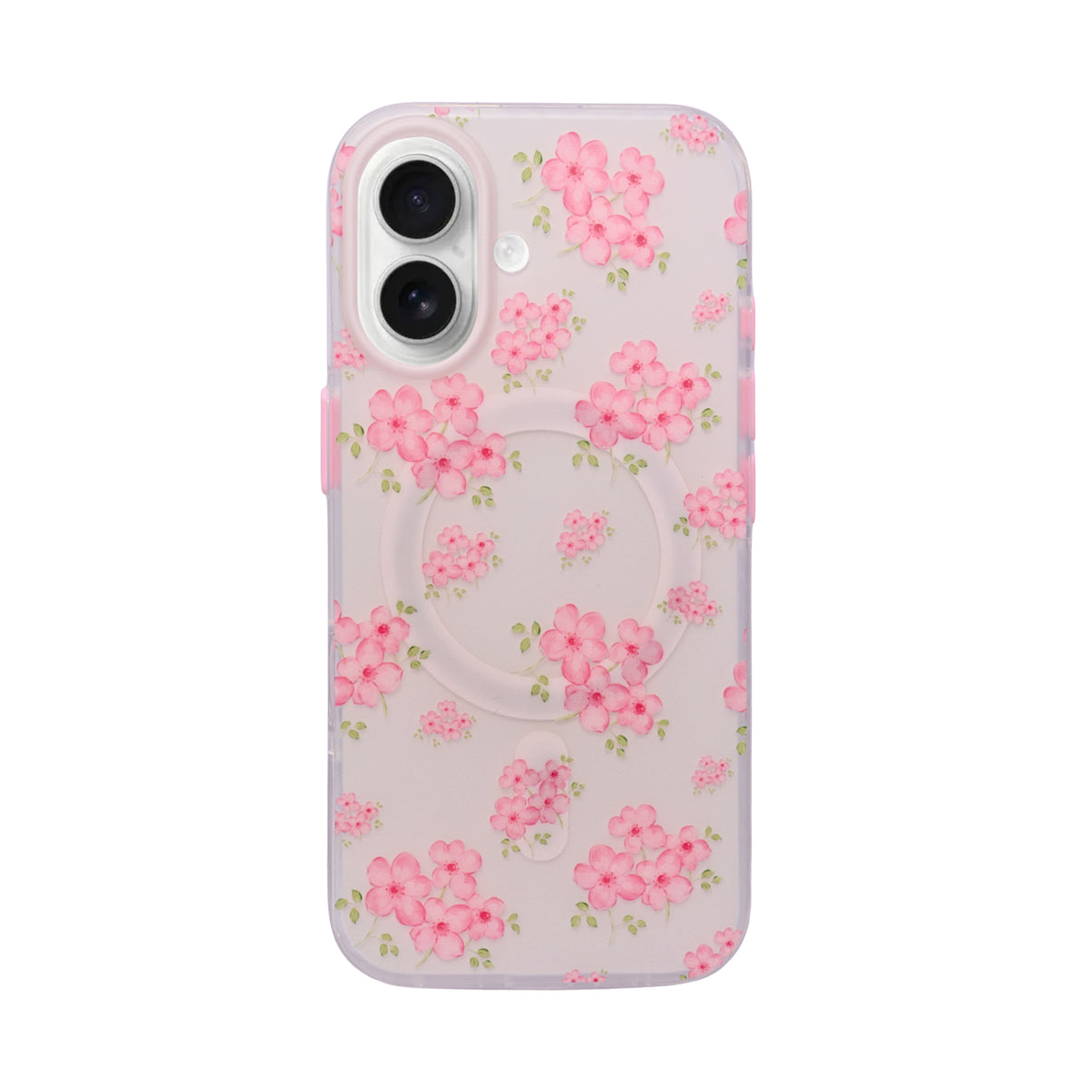 Cherry Blossom MagSafe Compatible Phone Case for iPhone 16