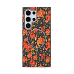 Cork Texture Printed MagSafe Compatible Phone Case for Samsung Galaxy S24 Ultra