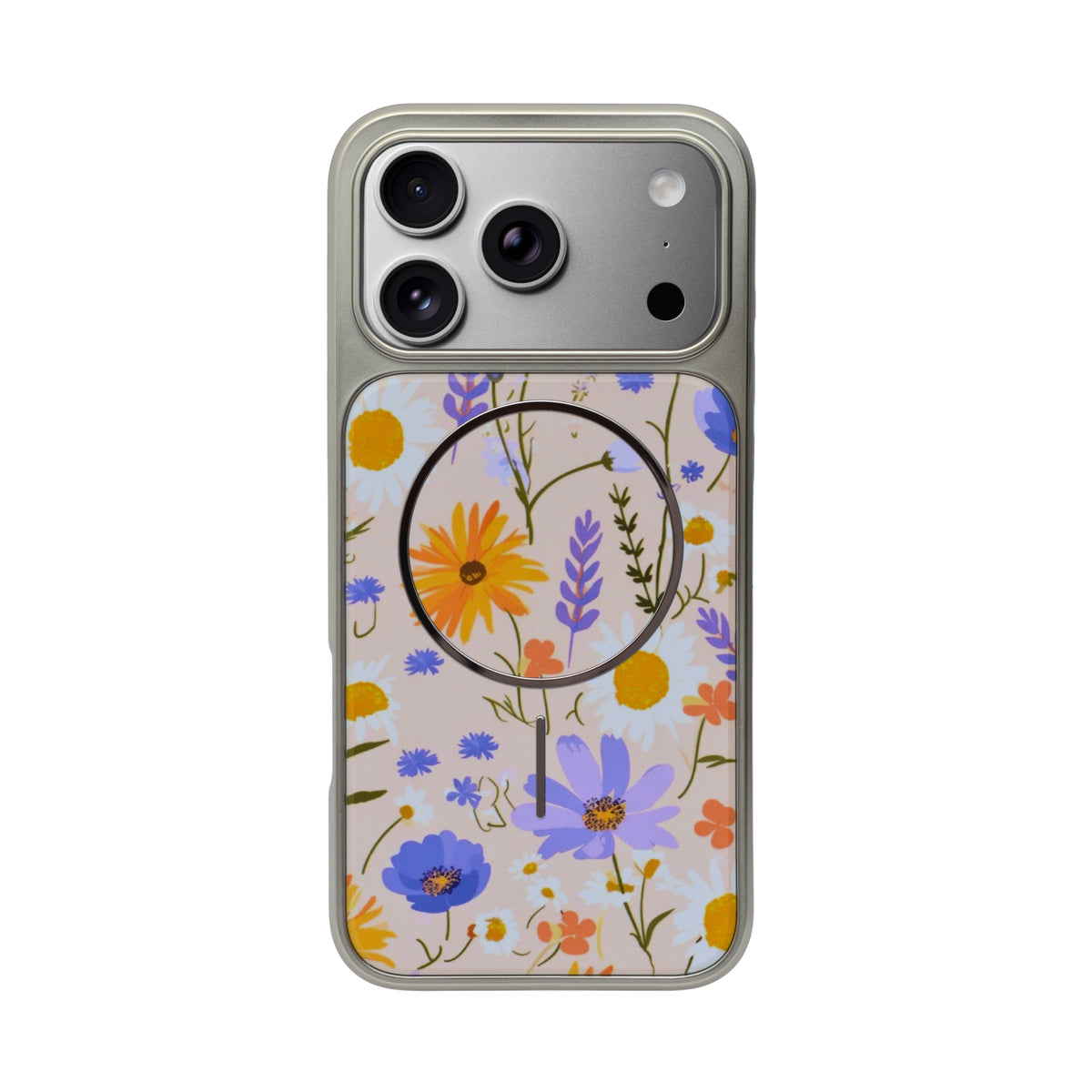 Floral Blossom Print MagSafe Compatible Phone Case for iPhone 17 Pro Max