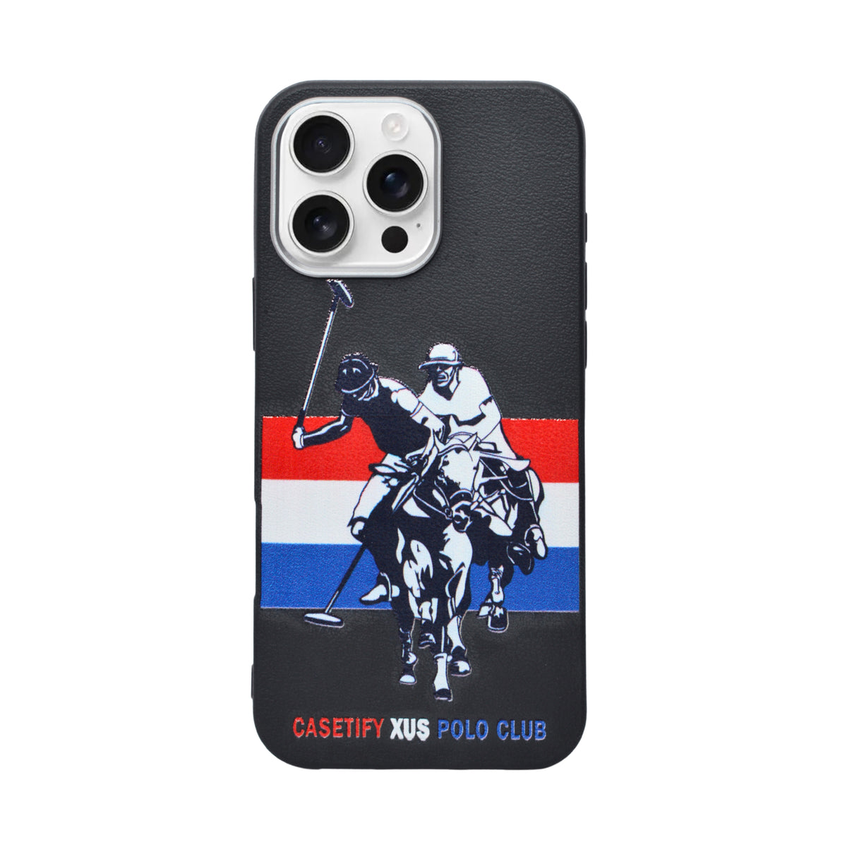 Santa Barbara Polo & Racquet Club Leather Phone Case For iPhone 16 Pro Max
