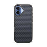 Geometric Carbon Fiber Texture Phone Case for iPhone 17