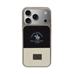Santa Barbara Polo Club Dual Tone Leather Finish Phone Case for iPhone 17 Pro