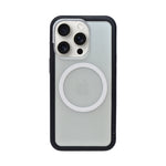 Clear MagSafe Compatible with Black Bumper Phone Case for iPhone 14 Pro
