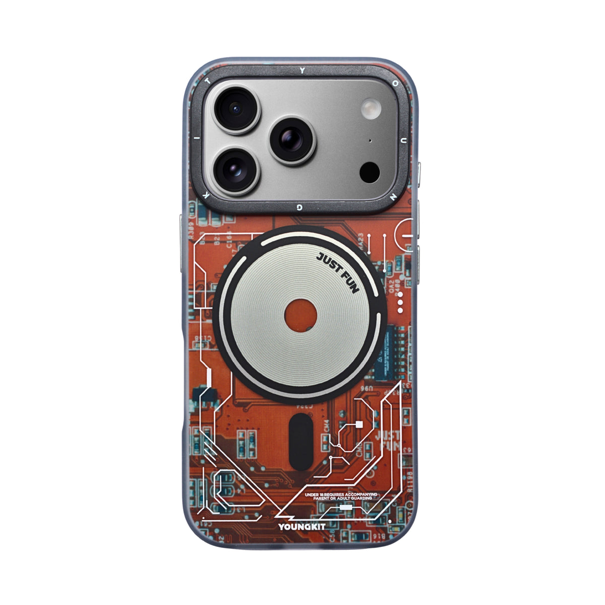 Retro Circuit Board Tech-Inspired Shockproof Case For iPhone 17 Pro