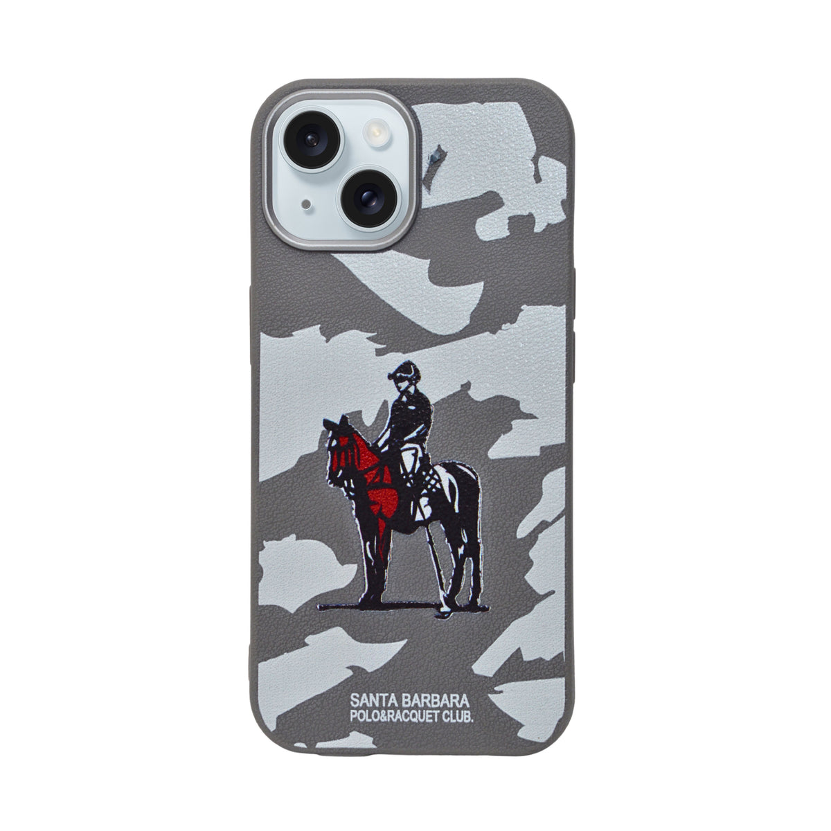 Santa Barbara Polo & Racquet Club Leather Phone Case For iPhone 15
