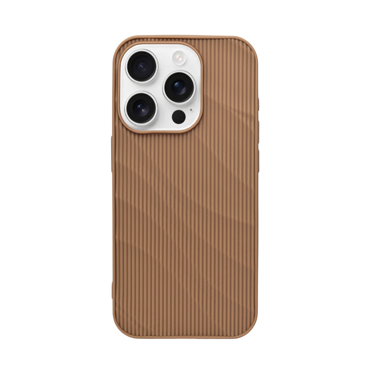 Soft Silicone Wave Texture Phone Case For iPhone 15 Pro