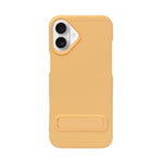 Silicone Soft Matte Finish Phone Case with Kickstand For iPhone 16 Plus