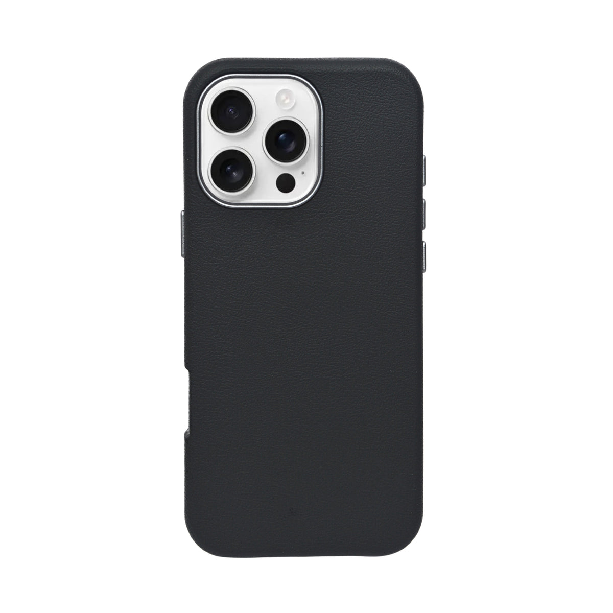 Premium PU Leather with Metal Camera Frame Phone Case for iPhone 16 Pro