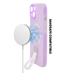 Frosty Matte with Silicone Finger Loop Phone Case for iPhone 14 Plus / 15 Plus