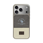 Santa Barbara Polo Club Dual Tone Leather Finish Phone Case for iPhone 17 Pro