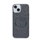 Glitter Sparkle Kitty Phone Case for iPhone 15