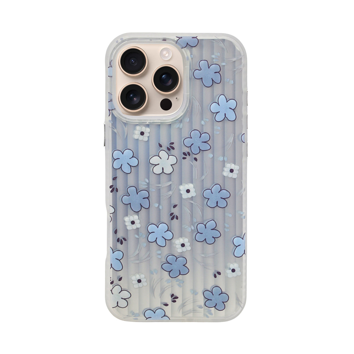 Aesthetic Bow & Floral Print Phone Case for iPhone 16 Pro Max