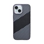 Carbon Fiber Leather Texture Anti-Fall Protective Case for iPhone 15