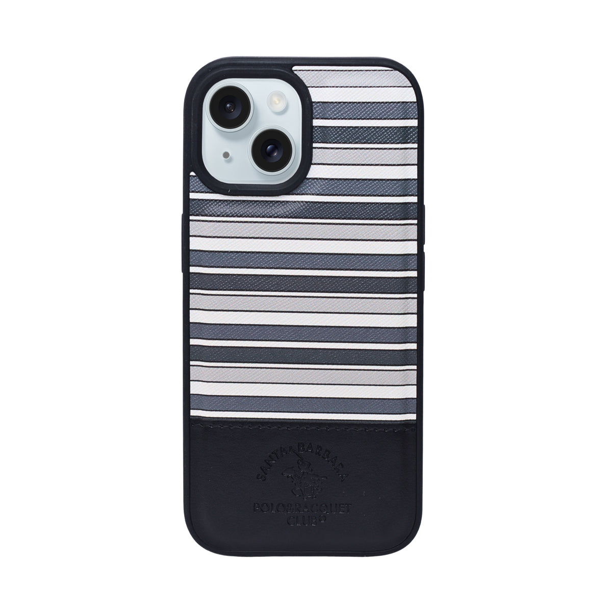 Santa Barbara Polo & Racquet Club Striped Phone Case for iPhone 15