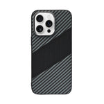 Carbon Fiber Leather Texture Anti-Fall Protective Case for iPhone 15 Pro Max