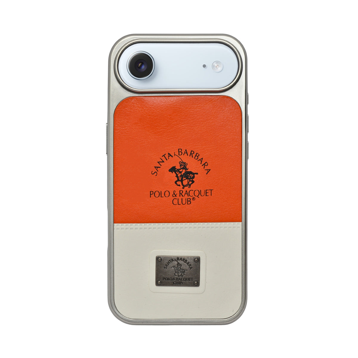 Santa Barbara Polo Club Dual Tone Leather Finish Phone Case for iPhone 17 Air