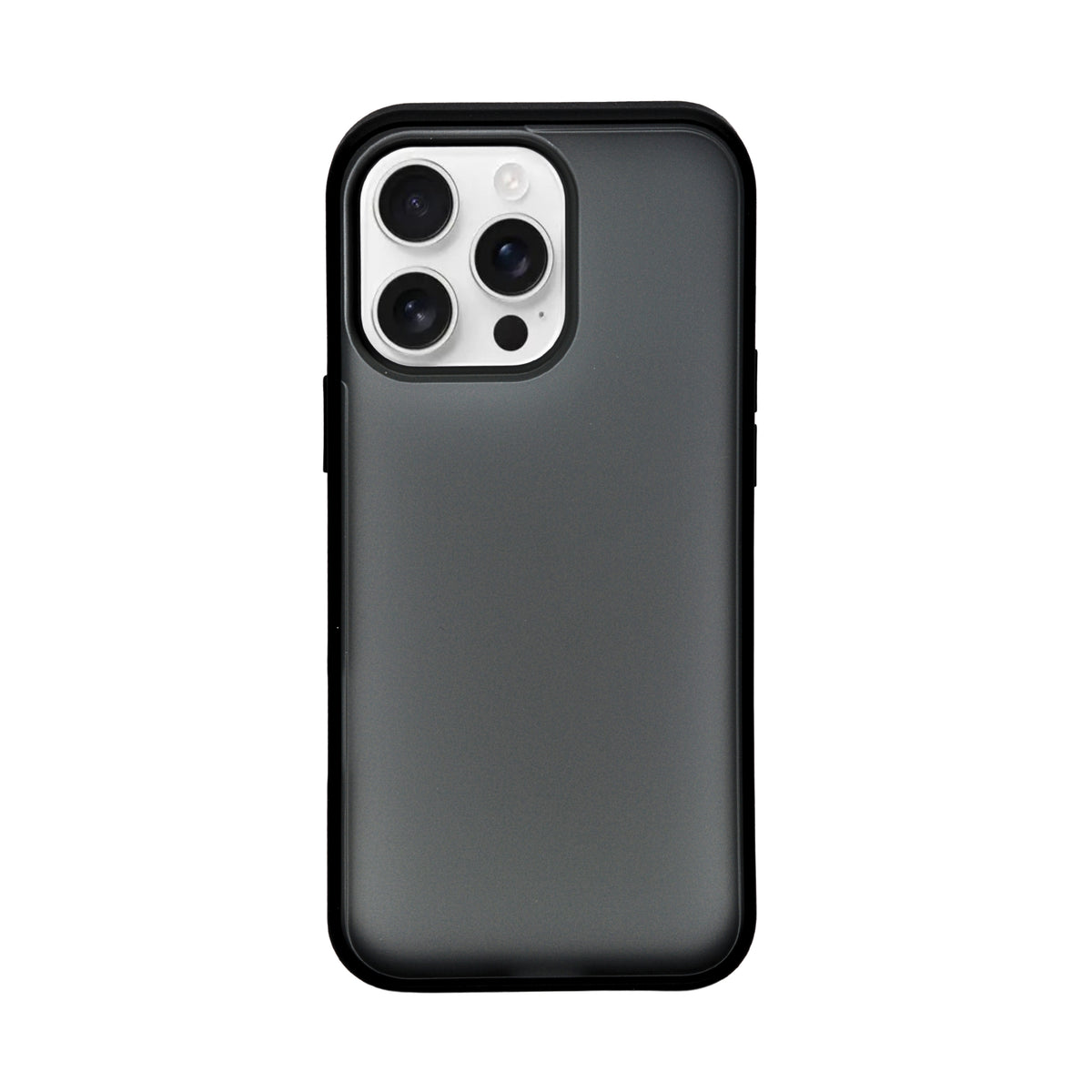 Minimalist Matte Finish Transparent Phone Case for iPhone 16 Pro Max