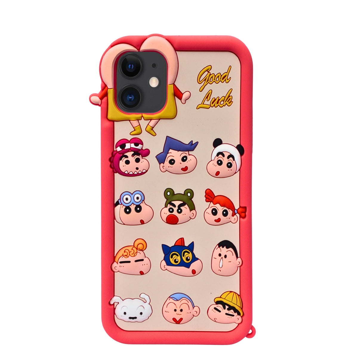 3D Cartoon Shinchan Character Design Phone Case For iPhone 11