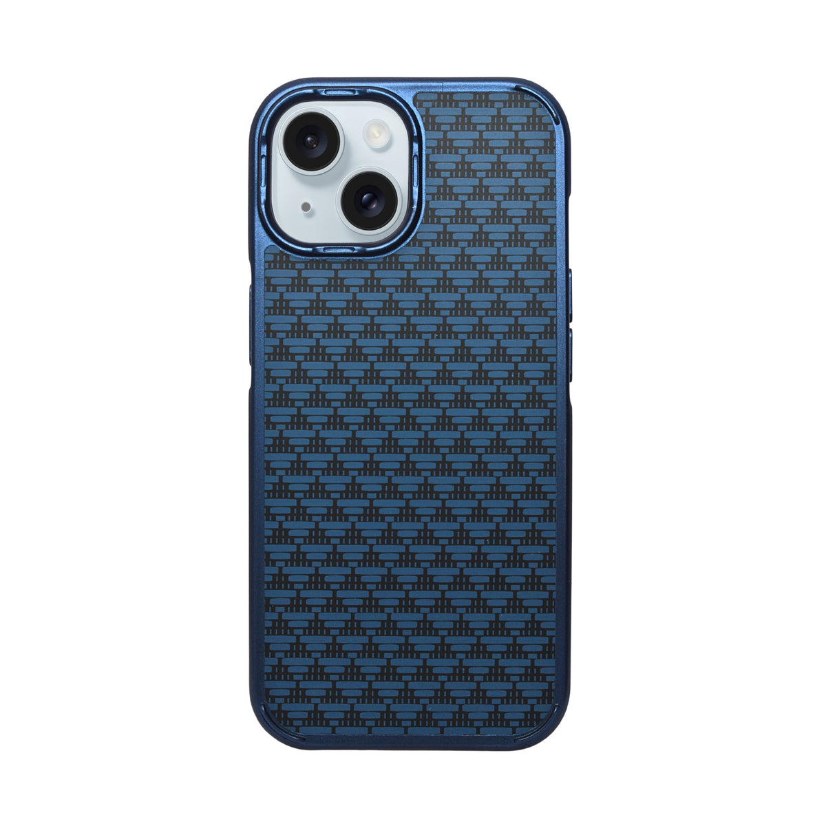 Geometric Carbon Fiber Texture Phone Case for iPhone 13 /14