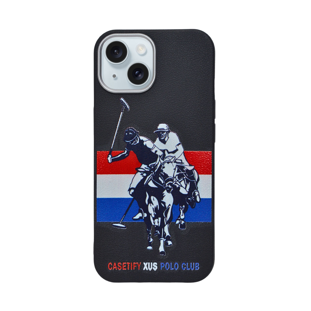 Santa Barbara Polo & Racquet Club Leather Phone Case For iPhone 15