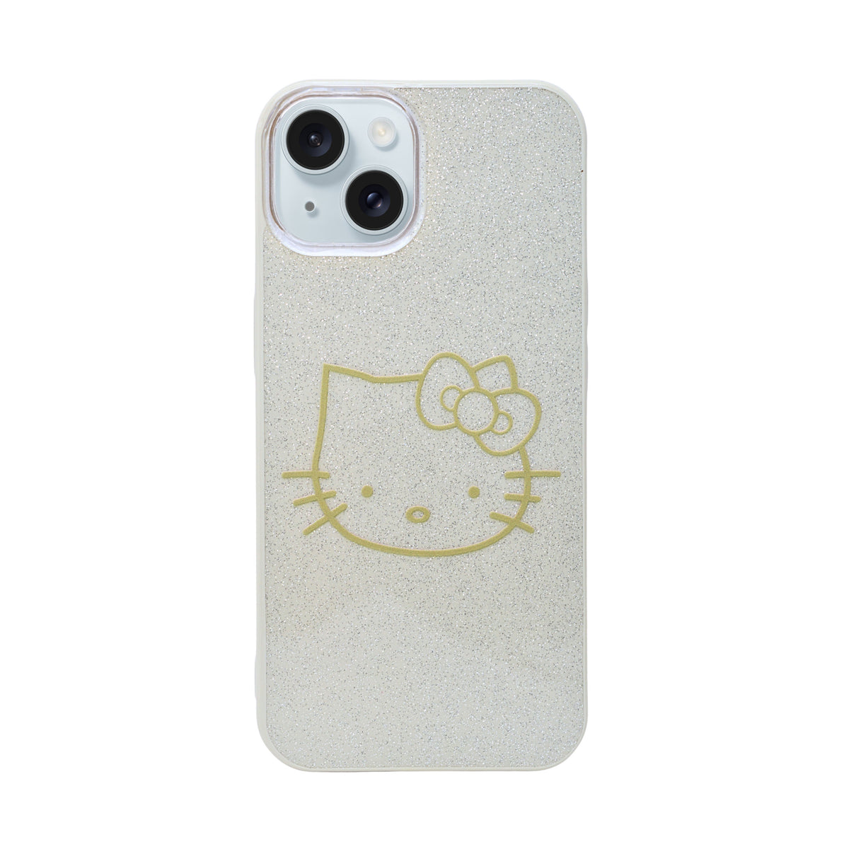 Glitter Sparkle Kitty Phone Case for iPhone 15