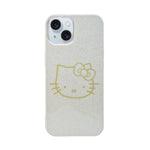 Glitter Sparkle Kitty Phone Case for iPhone 15