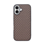 Carbon Weave Pattern Phone Case for iPhone 16 Plus