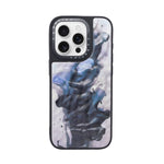 Marble Glossy Abstract Protective Phone Case For iPhone 15 Pro Max
