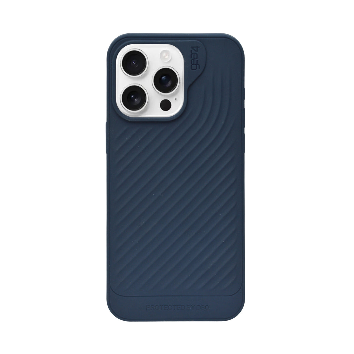 Premium Wave Texture with Hidden Pin Holder Phone Case for iPhone 15 Pro Max