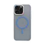 Transparent Shockproof MagSafe Case with Carbon Fiber Ring for iPhone 15 Pro Max
