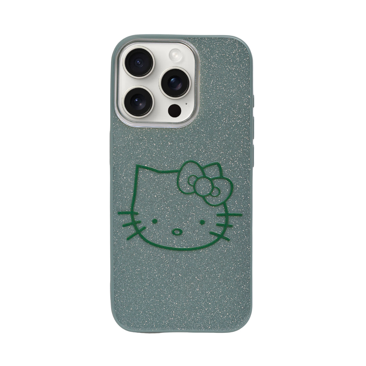 Glitter Sparkle Kitty Phone Case for iPhone 15 Pro Max