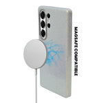 Premium Pastel Glitter Marble Finish Hard Phone Case for Samsung S25 Ultra