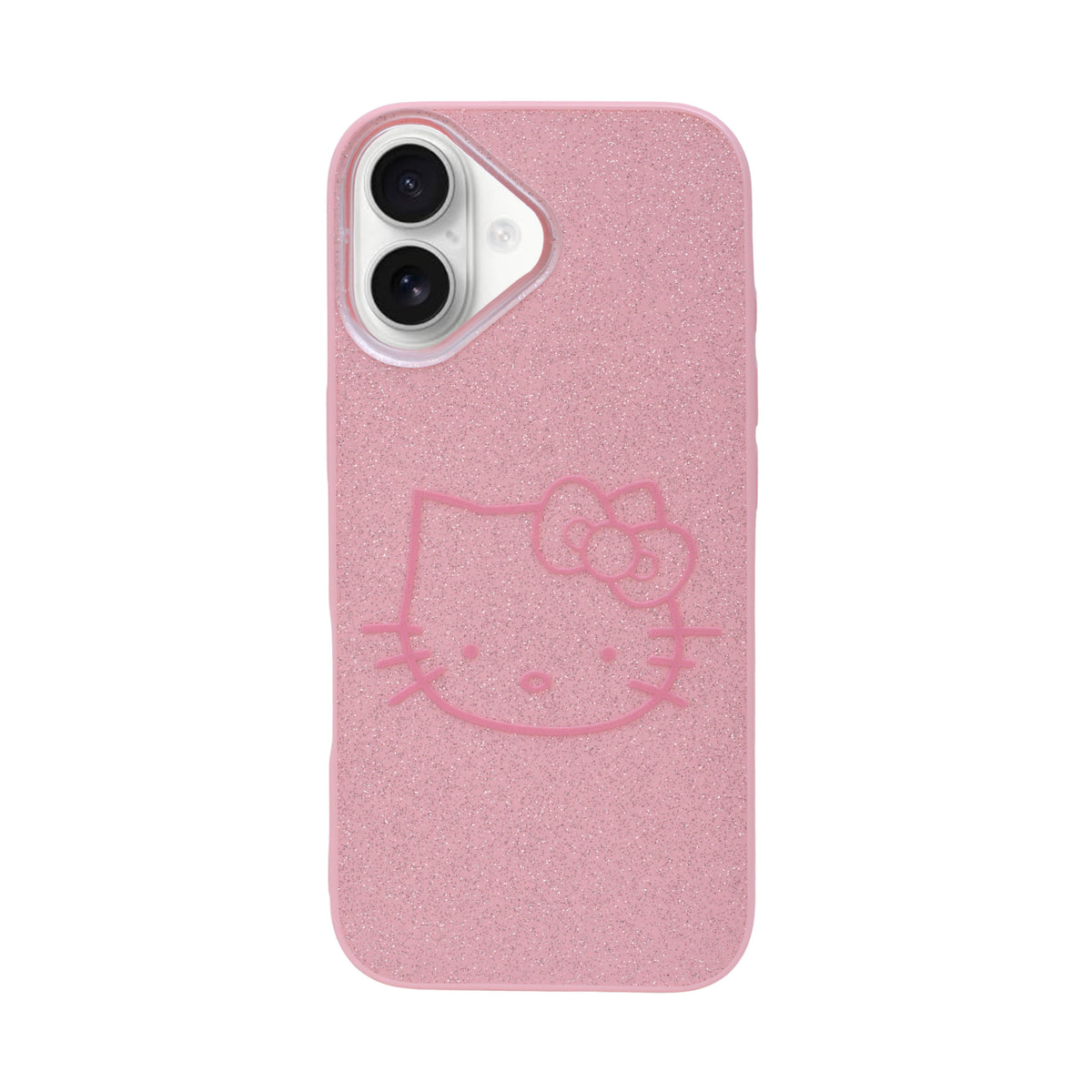 Glitter Sparkle Kitty Phone Case for iPhone 17
