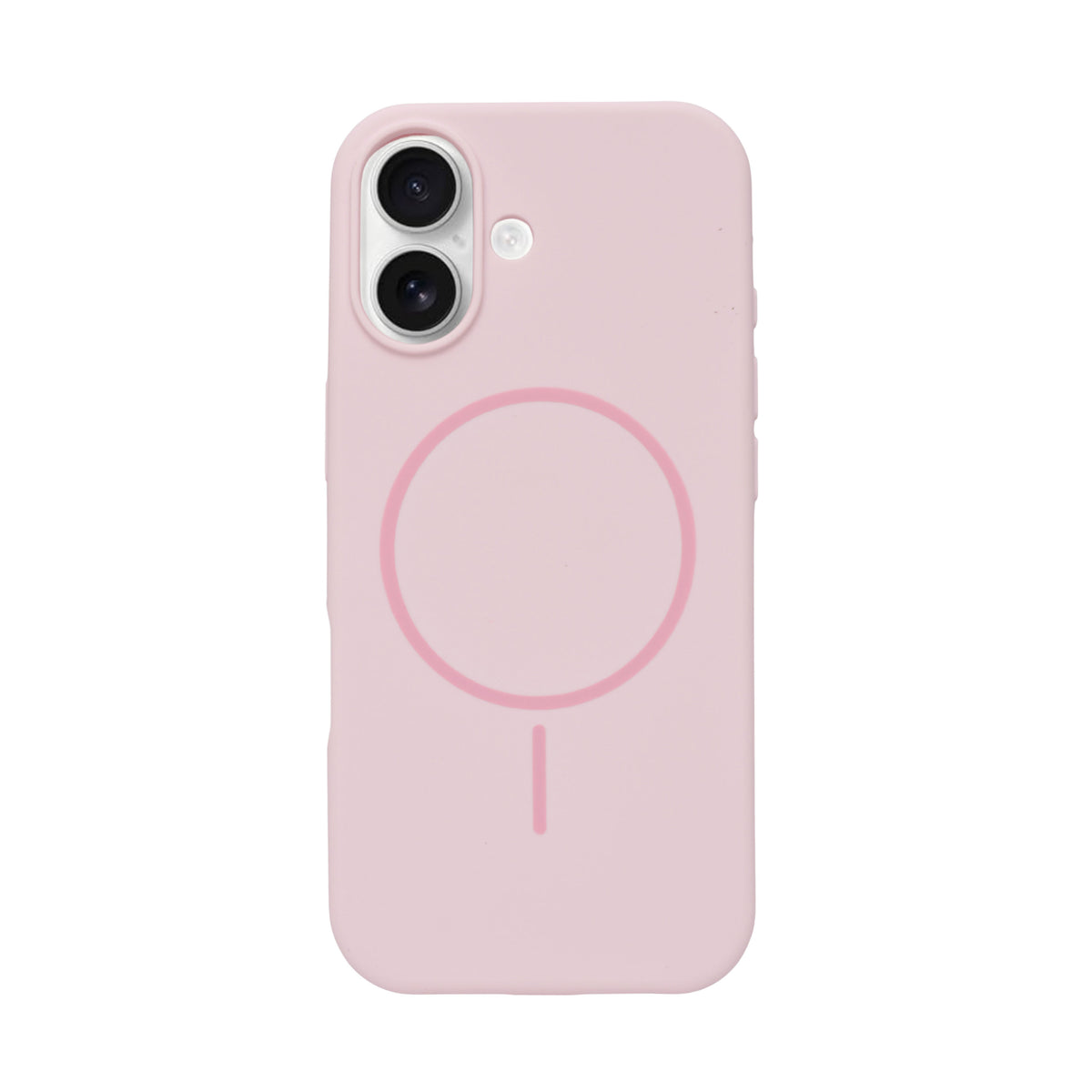 Soft Silicone with MagSafe Ring Phone Case for iPhone 17