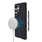 Slim Carbon Fiber Texture Case for Samsung Galaxy S25 Ultra